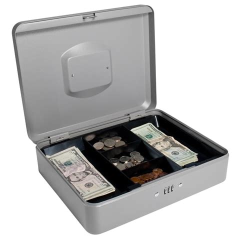 steel cash box with lock|cash box with lock walmart.